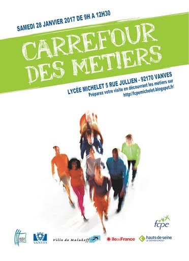 Carrefour Des Metiers 28 Janvier 2017 Cite Scolaire Michelet De Vanves